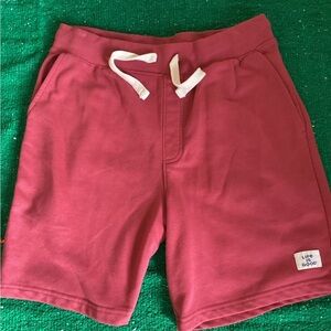 Life Is Good Men's Athletic Shorts in Deep Red